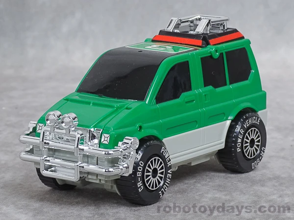 Original DX Green Vehicle as a complete green van.