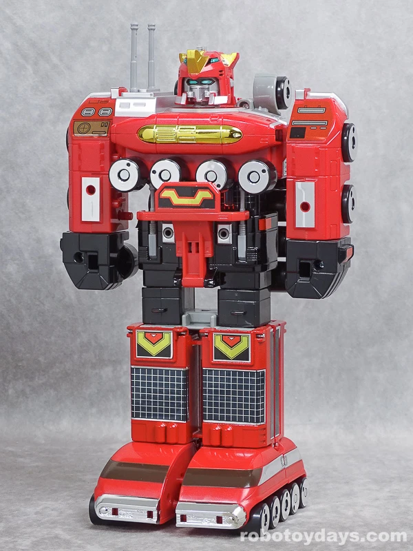 Original Japanese Bandai GD-13 GigaRhinos toy assembled without its cannon.