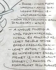 Original-resolution excerpt of the handwritten notes on the right side of the Wack sheet